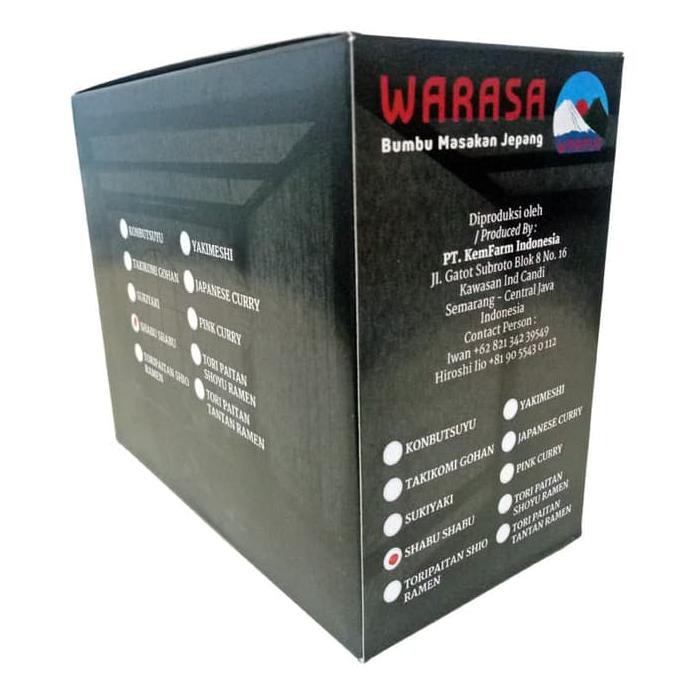 

New Arrival - Warasa Shabu Shabu 50 Gr 100% Halal No Msg (12 Pcs)