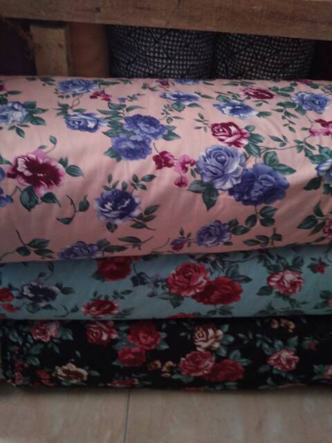 Kain Katun Jepang Motif Bunga Harga Per Meter 3 Shopee Indonesia