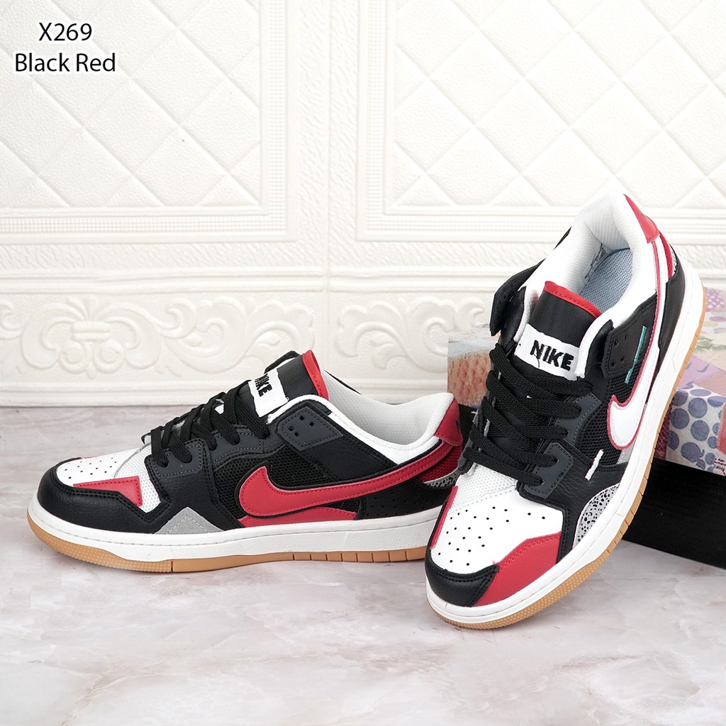 SEPATU COWOK NK DUNK LOW SCRAP X269