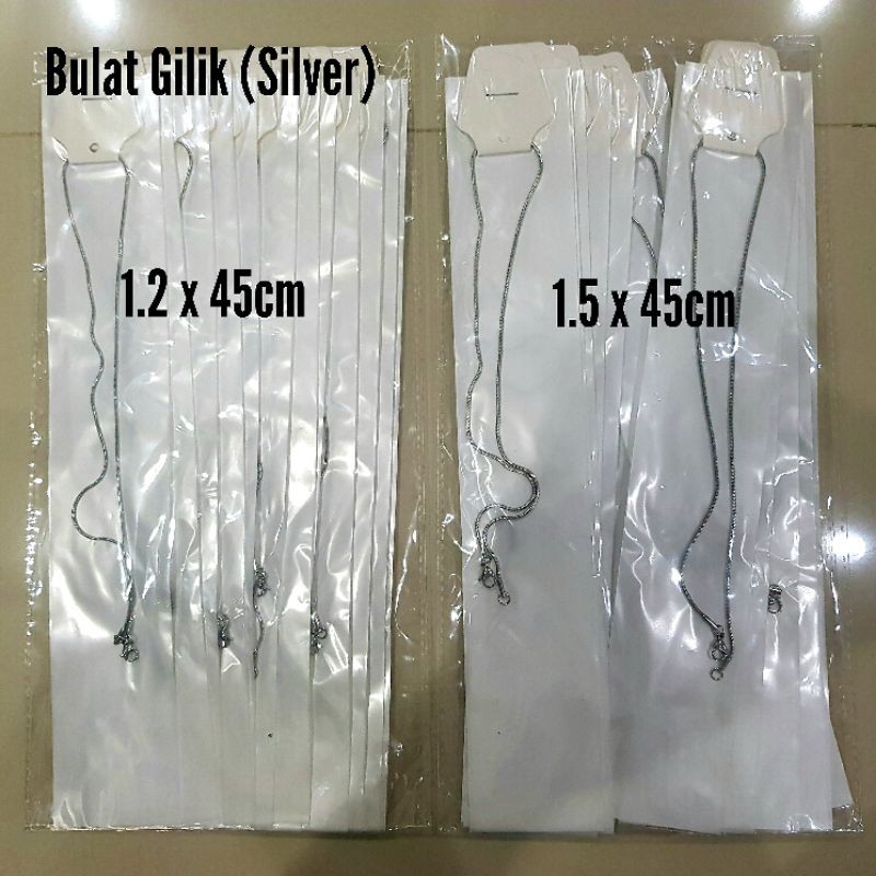 Kalung Titanium ULAT BULAT Per Lusin Grosir