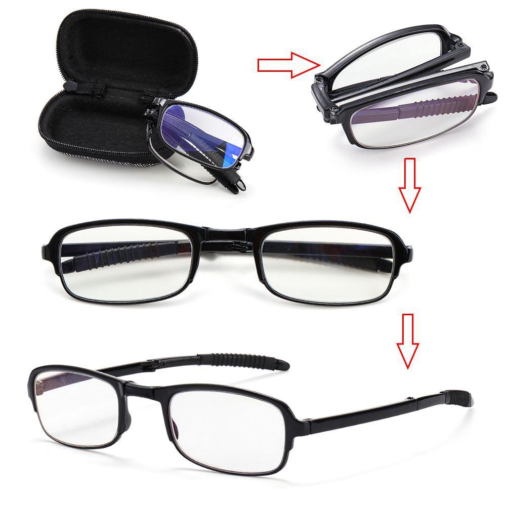 R-flower Kacamata Baca TR90 Portable Compact Eyewear Lipat