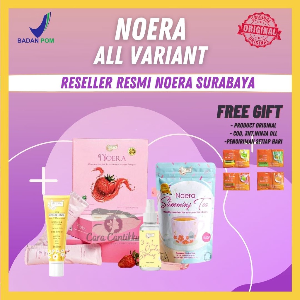 NOERA SURABAYA NOERA 100% ORGINAL NOERA COLLAGEN MINUMAN COLLAGEN NOERA SLIMMING TEA TEH PELANGSING 
