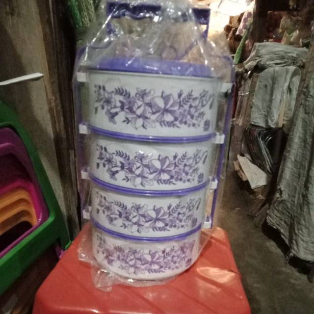 Rantang plastik susun  4