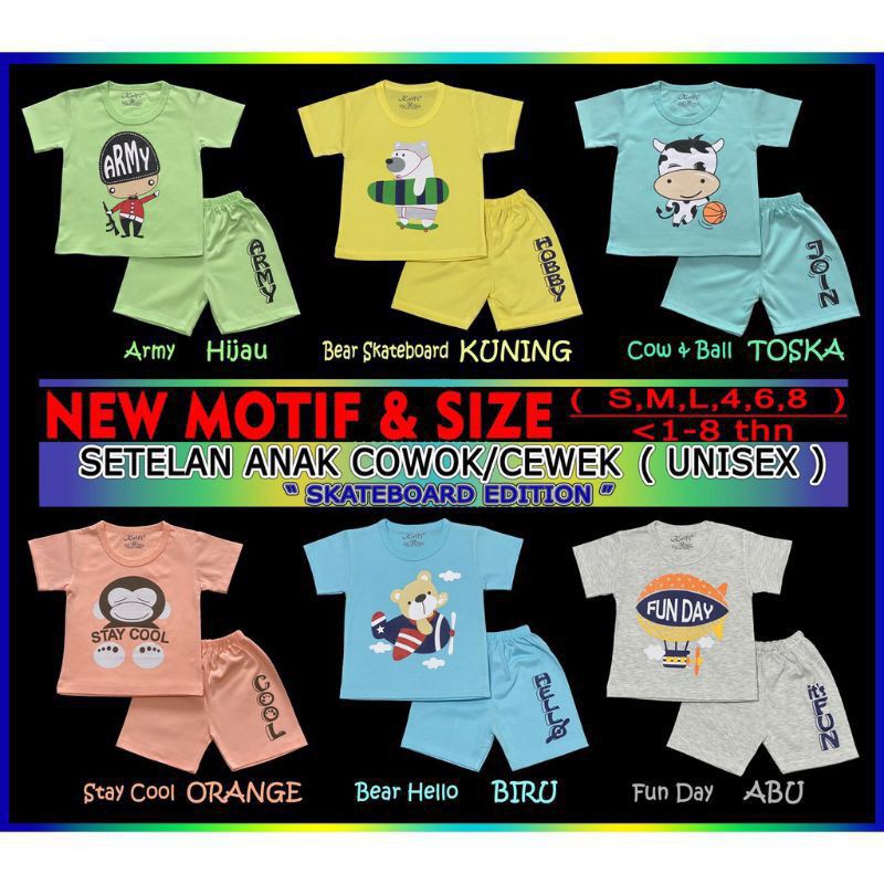 SETELAN KELFI/BAJU ANAK /SETELAN ANAK