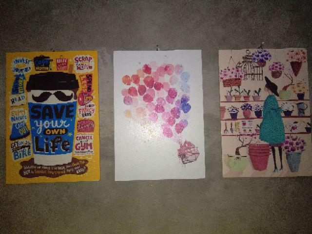 Wall Decor Kayu Mdf 6mm Hiasan Dinding Kado Dekorasi Movies Poster Series