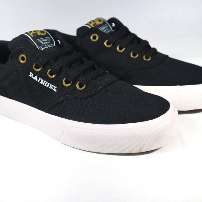 RAINGEL Sepatu Lokal - Chile/Black White-2
