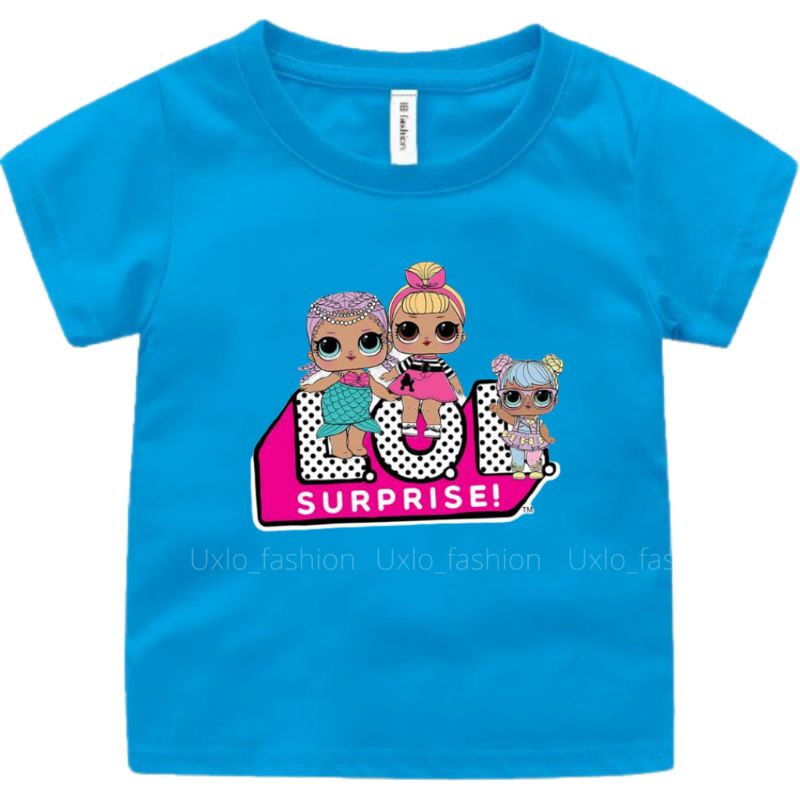 Kaos Anak Perempuan Lol Surprise Murah Umur 2 sampai 15 Tahun Uxlo Fashion