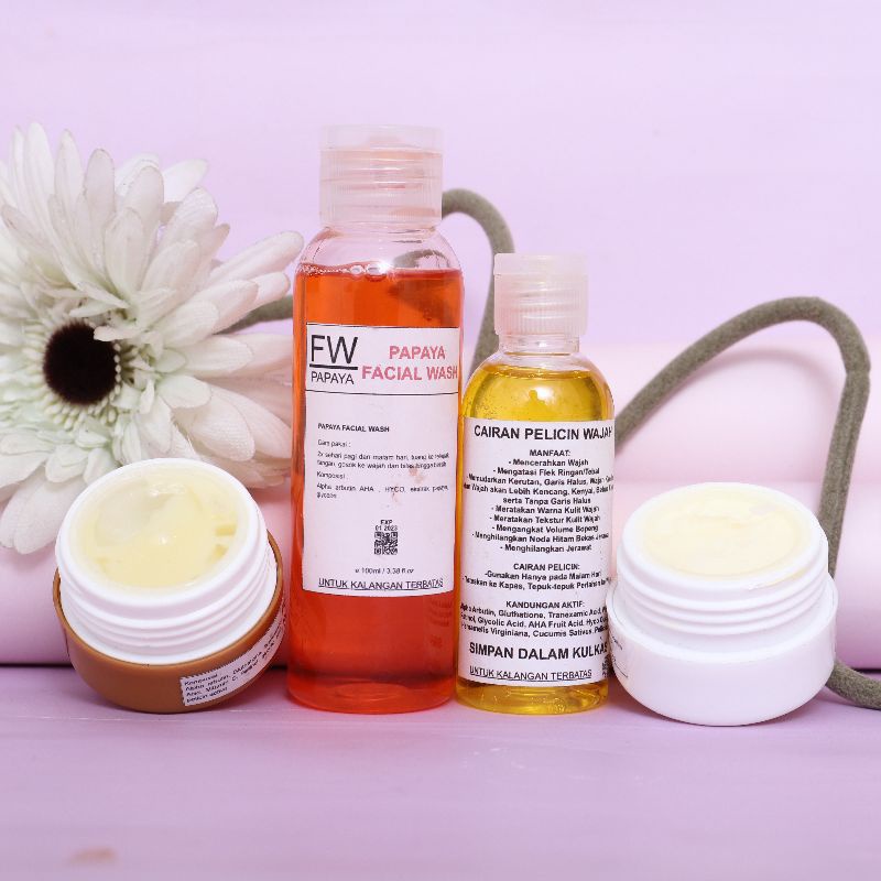 PAKET PELICIN WAJAH || Pemutih Wajah Terlaris || PAKET PELICIN HIGH DOSIS || PELICIN WAJAH GLOWING