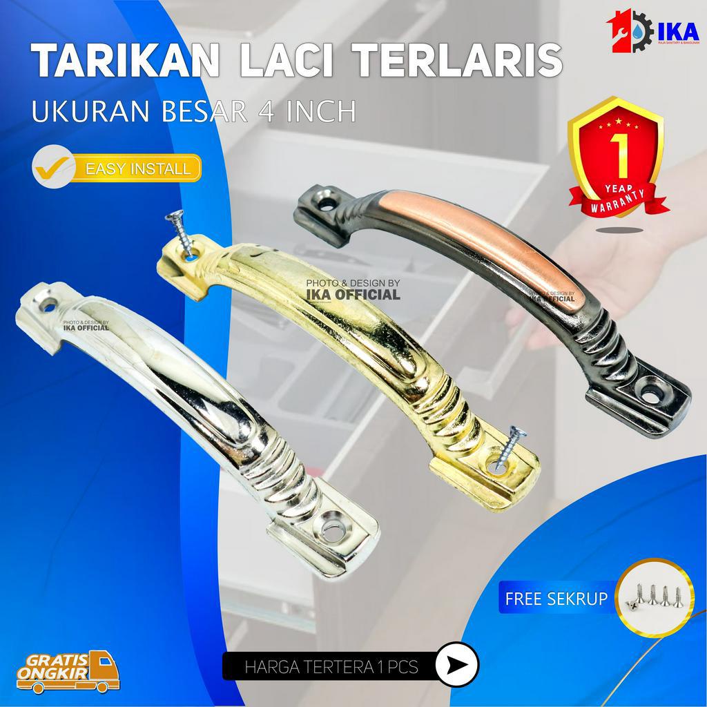 (BISA COD) Handle Stainless Stell Suling Dan Kotak Dop Tarikan Laci Lemari Jendela Rumah Berkualitas SUDAH DAPAT SKRUP