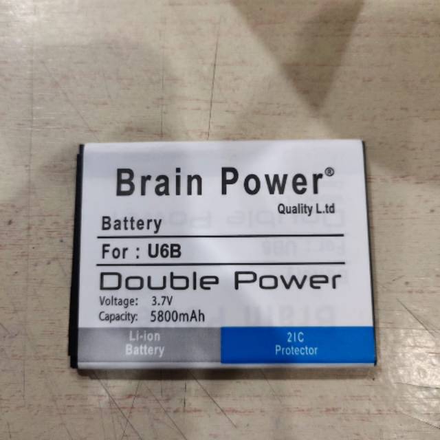 Batray Baterai Batre Batrai Evercoss U6B Brain Power