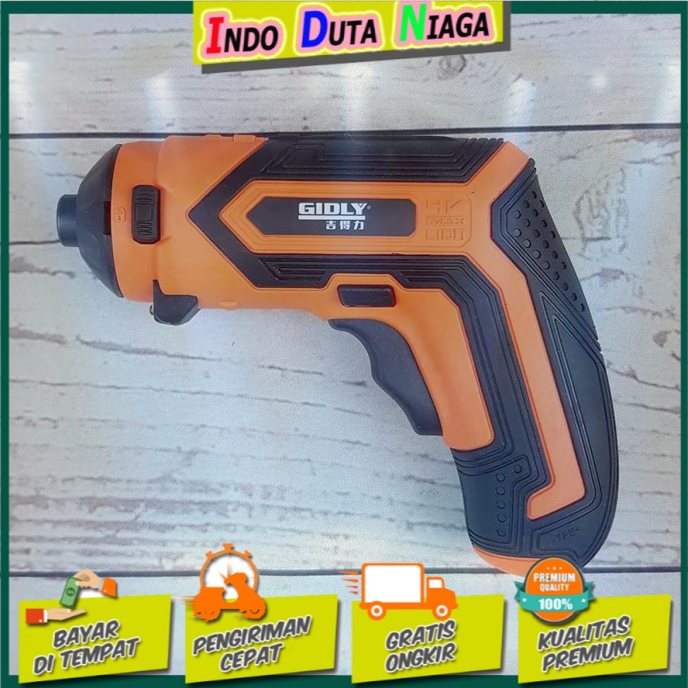 Gidly Bor Elektrik 4 in 1 Wireless Cordless Power Drill 4V - 5003606