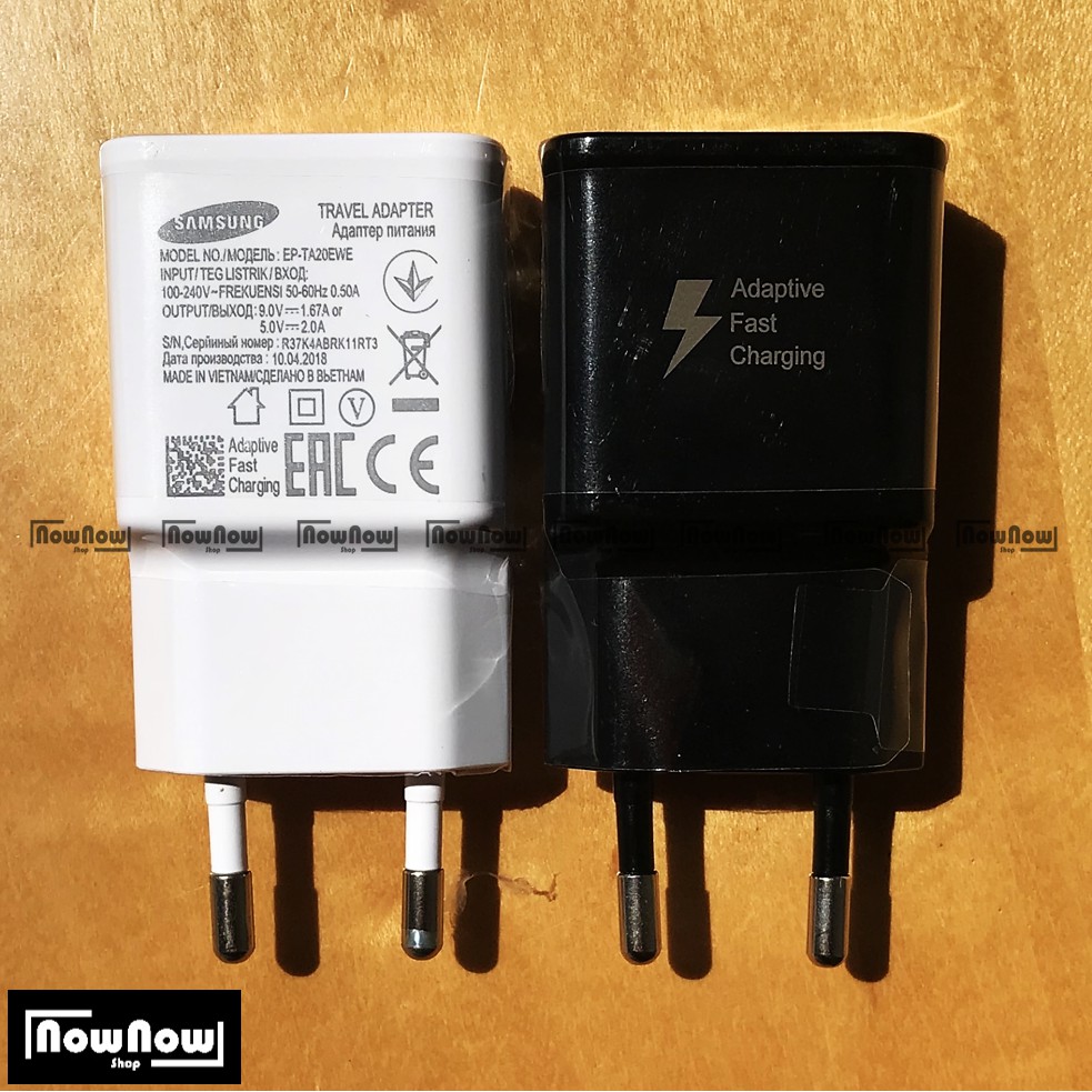 Kepala Adapter Charger Samsung S4 S5 S6 S7 S8 S9 S10 Note 4 5 6 7 8 Original 100% Active Edge Flat