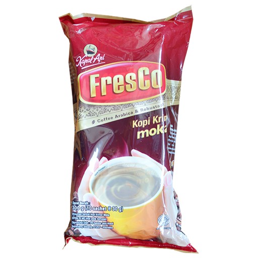 

Kopi Kapal Api Fresco Krim Moka 10x30 gr