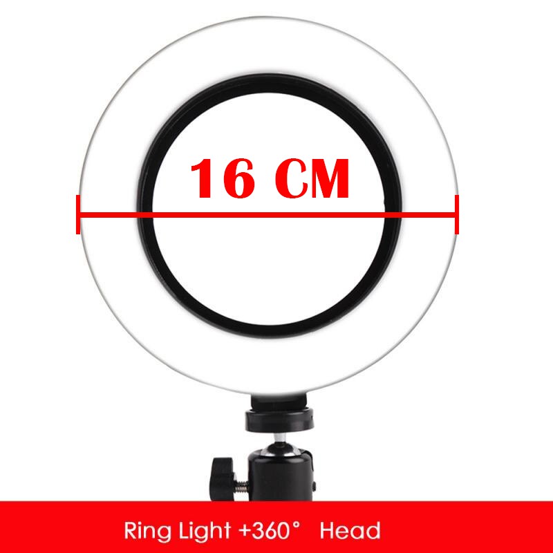 Topprice COD RING LIGHT TRIPOD MEJA LED LAMPU MAKE UP VLOG LAMPU RINGLIGHT TIKTOK LIVE U31