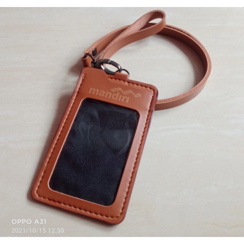 

Kalung ID Card Name Tag Bank MANDIRI Coklat