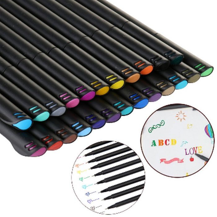 Fine Line Drawing Pen (12pcs)