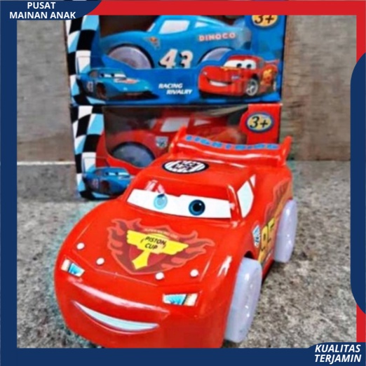 ( BISA COD ) PROMO Mainan Anak Mobil Mobilan Racing Sport Rivalry Cars Bump And Go BERLAMPU &amp; MUSIC