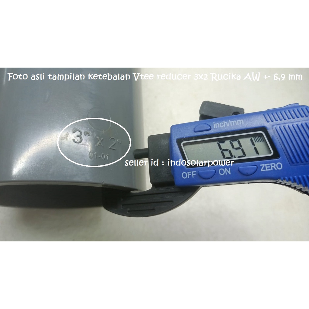 Tee 3&quot; juga tersedia V Tee Reducer 3x2 3x21/2 Rucika D AW cabang pembuangan air atau udara PVC ledeng T Vlok V.tee untuk sambungan semua merk pipa pralon paralon rucika wavin triliun intilon vinilon champion pacific maspion alderon supralon winlon dll