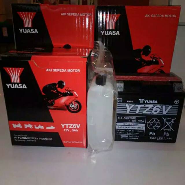 AKI YUASA YTZ 6 V