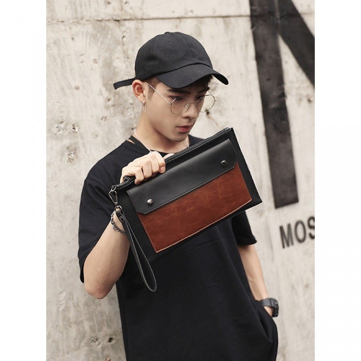 Leather Clutch Bag / Hand Bag for Men G001