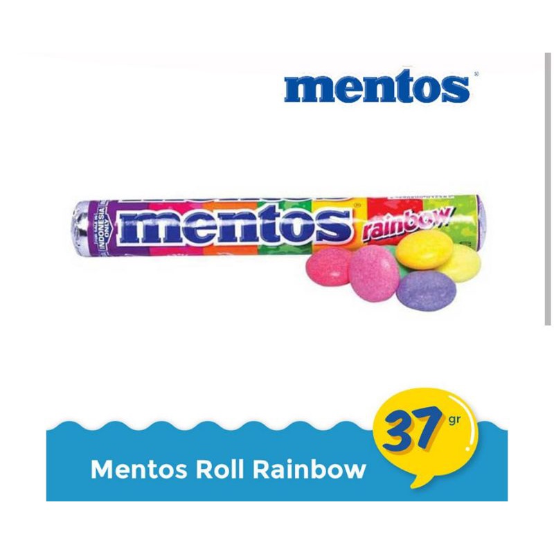 

Mentos Permen Rainbow Stick 37g