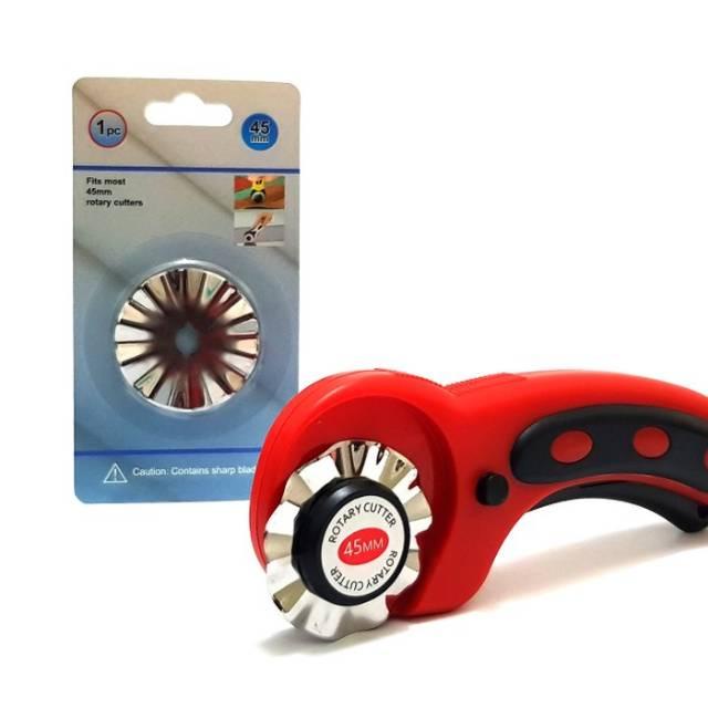 

Wave Blade - Pisau Gelombang untuk Rotary Cutter 450mm Best Seller