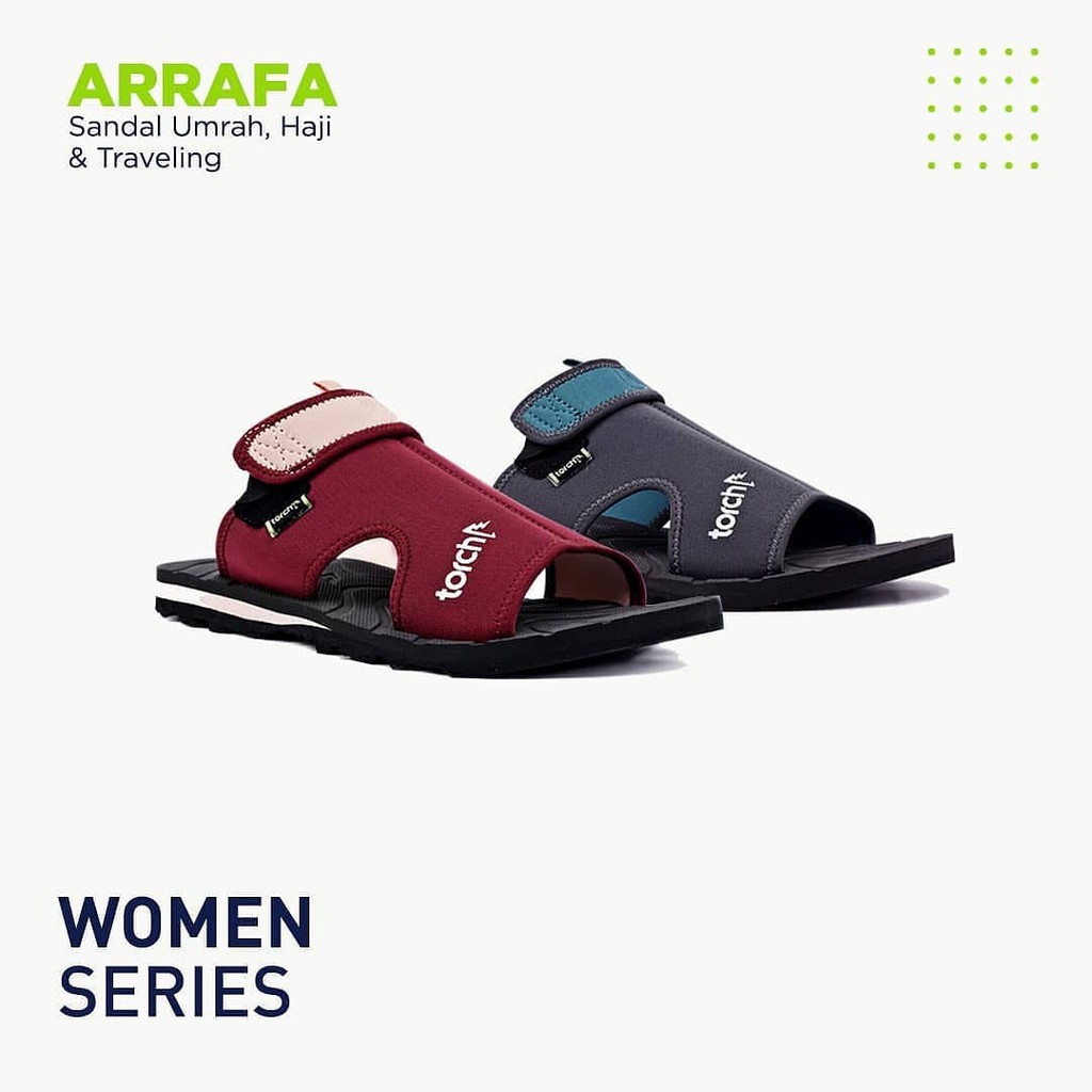 GROSIR / MURAH / TERLARIS (BISA COD) SEPATU WANITA Sendal Umroh dan Haji Arrafa Women Torch / Sandal