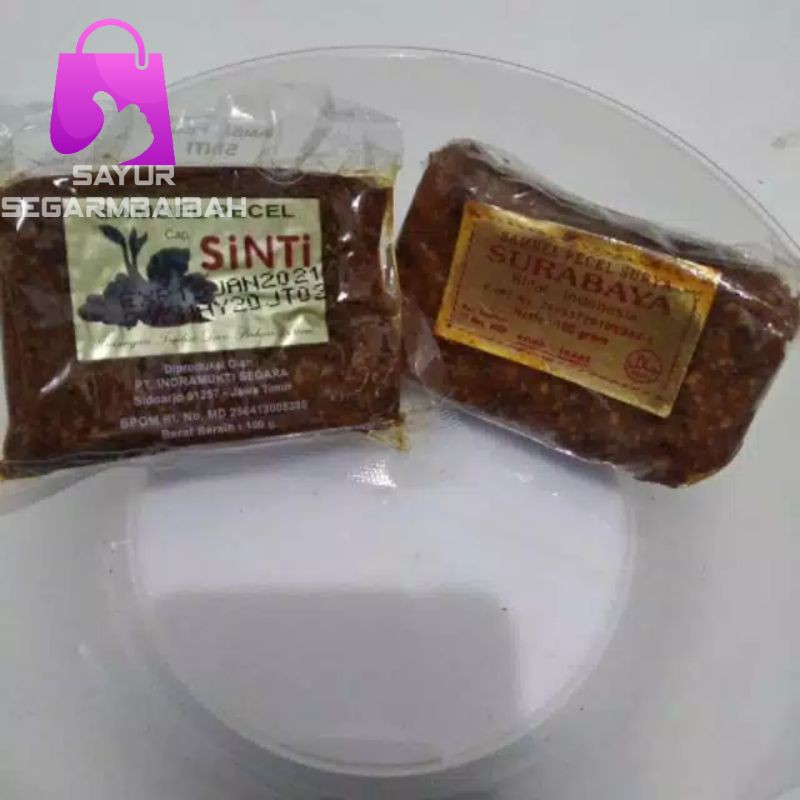 

sambel pecel/bumbu kacang