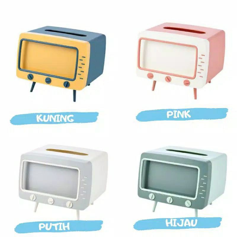 NB - KOTAK TISU TV / TEMPAT TISSUE TELEVISI / STAND PHONE HOLDER