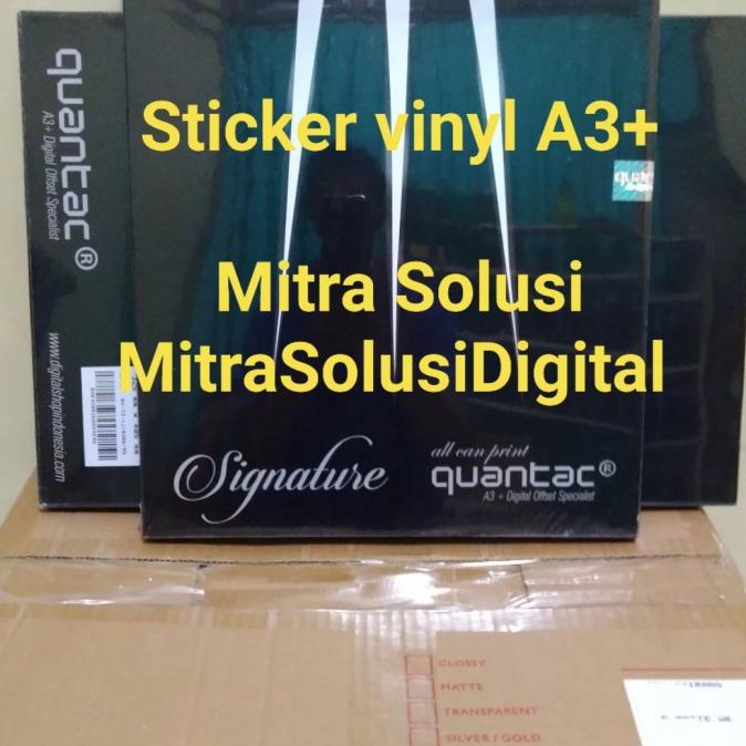 

STICKER VINYL A3 PLUS QUANTAC WHITE GLOSSY LASER