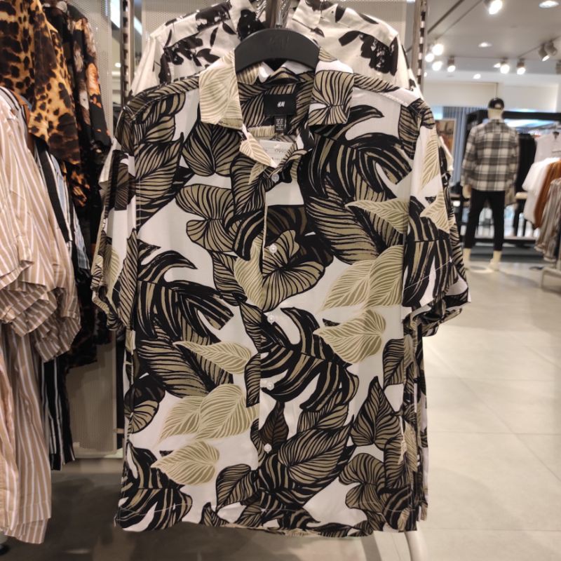 Kemeja Kasual Pria H&M Original store