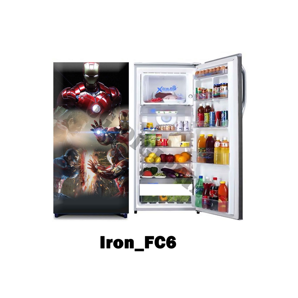 stiker kulkas 1 pintu