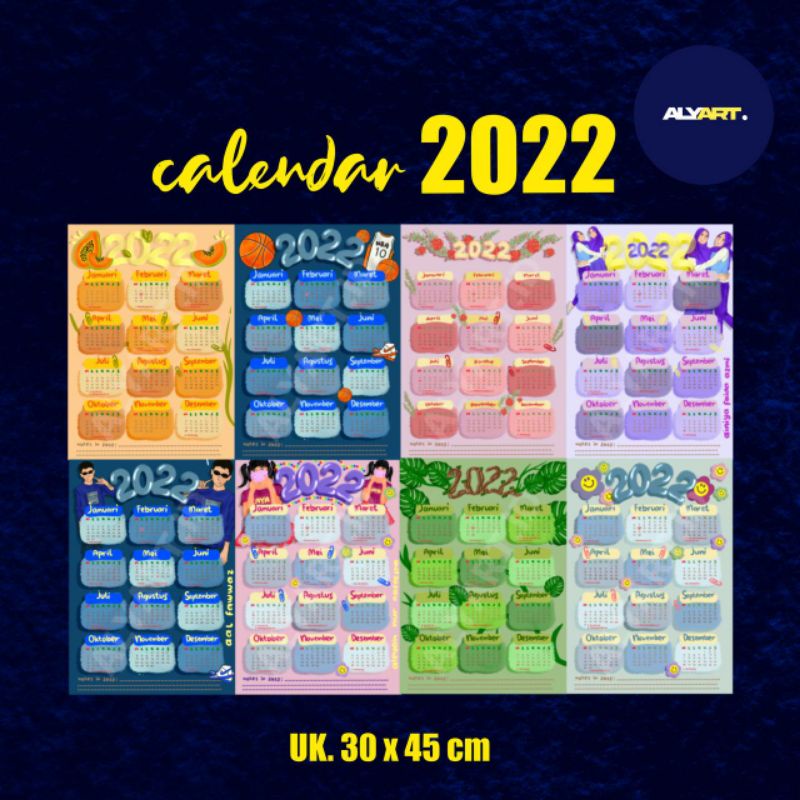 

KALENDER AESTHETIC 2022 CUSTOM