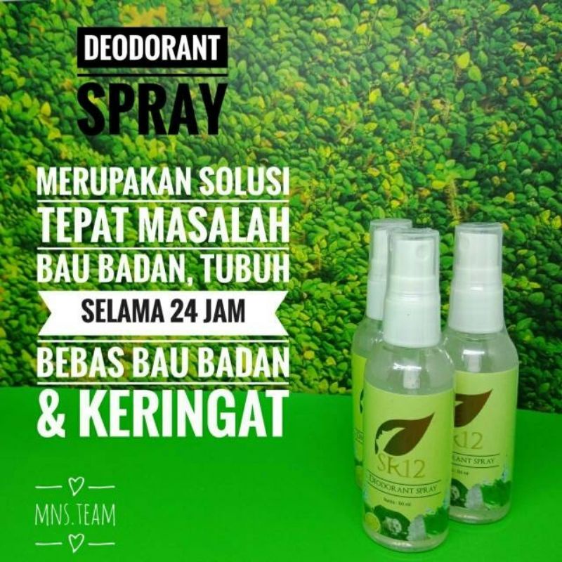 S&S DEODORANT SPRAY SR12 (Solusi Tepat Bau Badan)