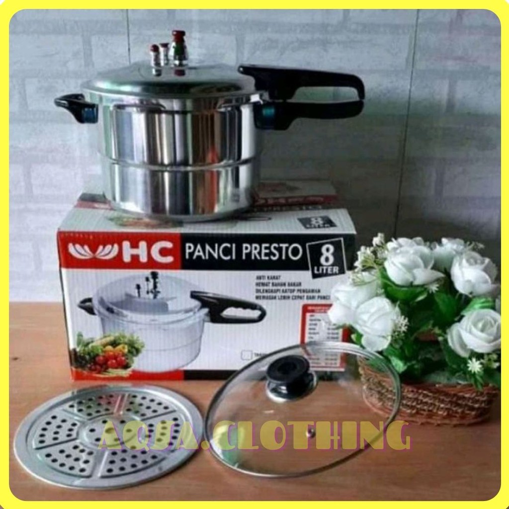 PANCI PRESTO 8 LITER - PRESSURE COOKER 8 LITER - HC - MOEGEN - Happy Call
