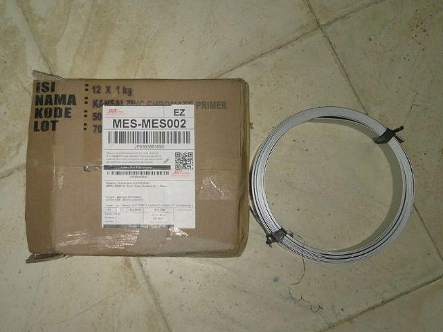 Plat Strip Aluminium 1 1/4inchi / 3,1 Cm Panjang 6 Meter Tebal 1 Mm