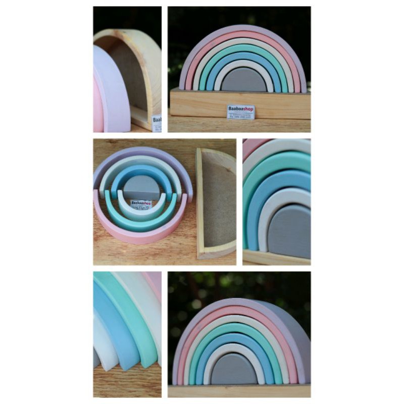 Rainbow Stacking Block