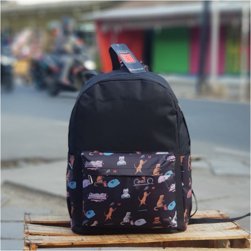 Tas sekolah SD SMP SMA Ransel Kantong Motif polofelix