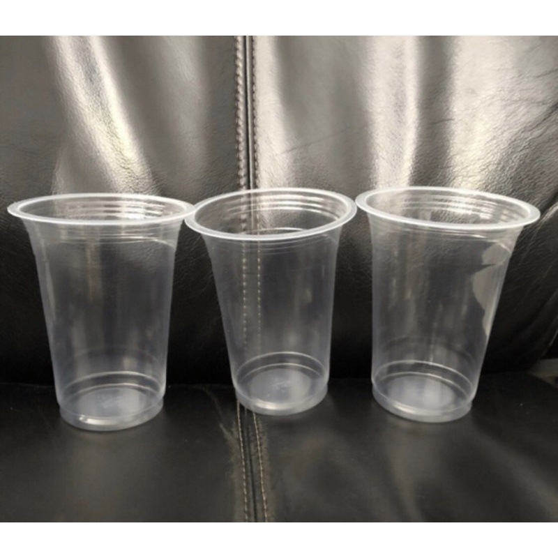 Cup gelas 14 oz merk GKI 1 dus gelas cup jus juice boba kopi tebal 1 dus