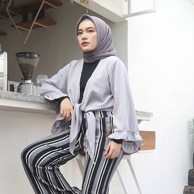 OUTER LENGAN KRIWIL / OUTER CROP / CARDIGAN CROP / LUARAN PENDEK / OUTER HIJABERS