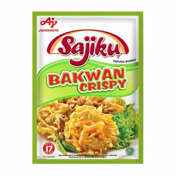 

SAJIKU TEPUNG BUMBU BAKWAN CRISPY 90 GR