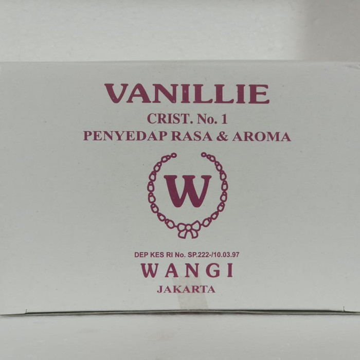 ISI 100PCS VANILLIE CRIST W NO.1 PENYEDAP RASA &amp; AROMA / VANILI W