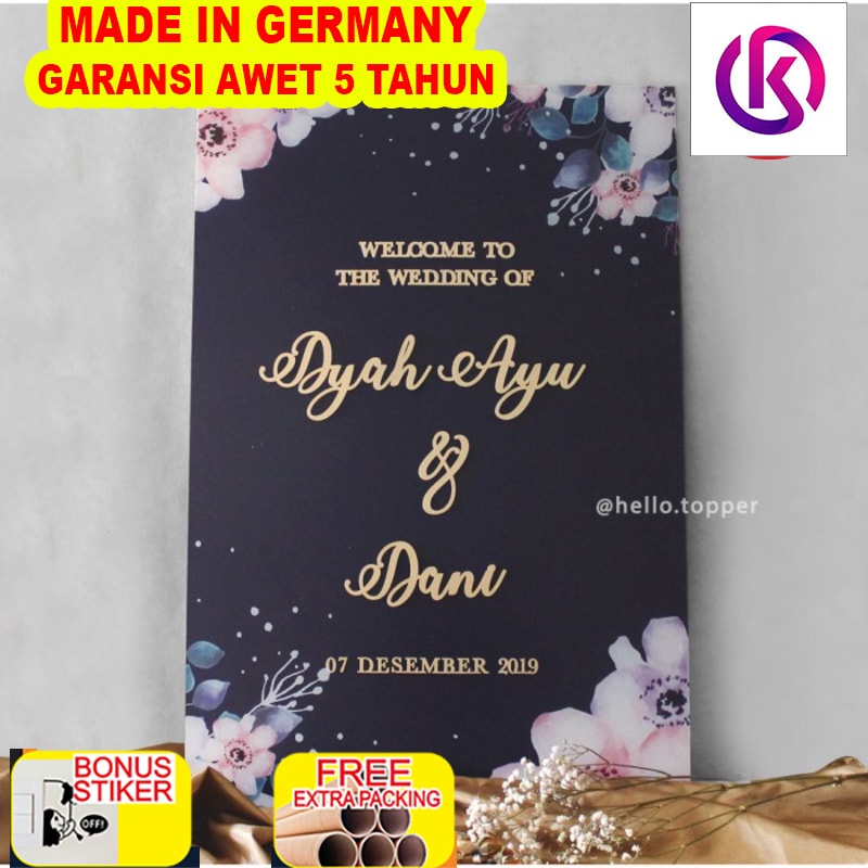 

Murah Welcome Sign / Welcome Signage / Papan Nama Kayu