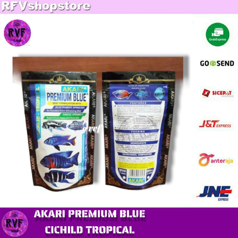 

AKARI Premium Blue Cichlid Tropical ciclid ciklid biru makanan ikan