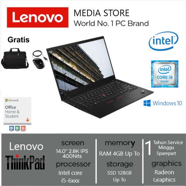 LAPTOP GAMING LENOVO X260 INTEL - CORE i5 RAM 8GB / HDD 1TB - BERGARANSI/ murah/ laptop laris
