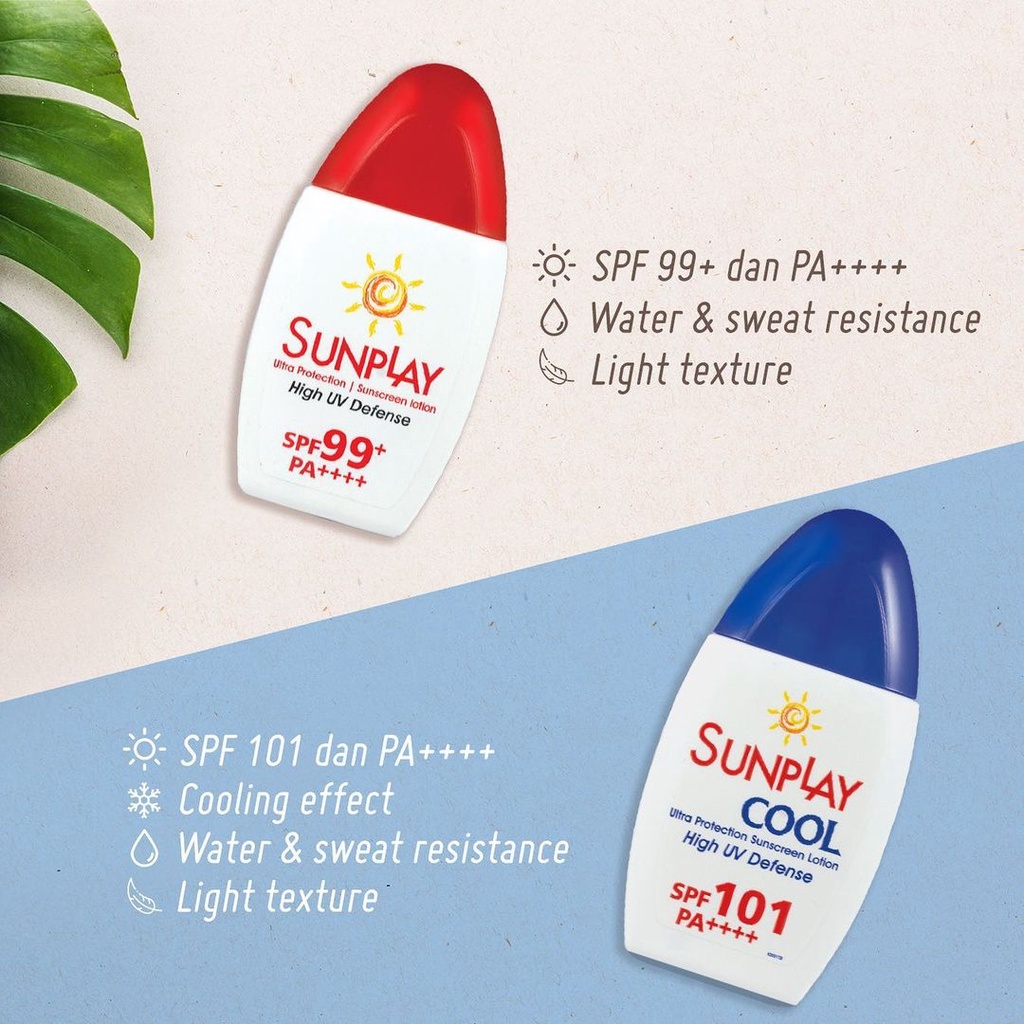 SUNPLAY Sun Play Ultra Protection Sunscreen Lotion SPF 50+ PA++++ 30gr 30g Cool SPF 101 PA++++ Baby Mild SPF 39 PA++