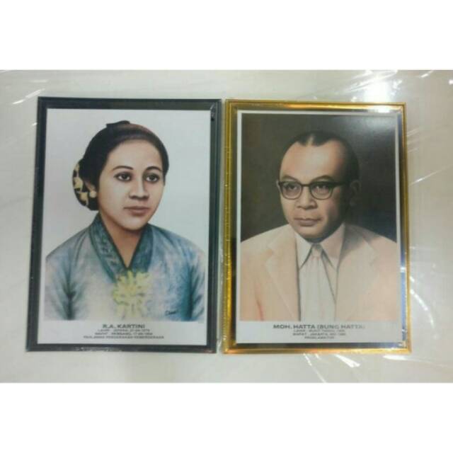 Bingkai / Pigura / Frame Foto Poster Pahlawan Nasional 14R (25x35 cm)