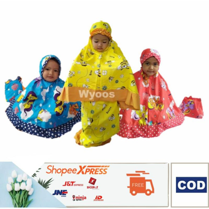 MUKENA ANAK KARAKTER 2-6 TAHUN | MUKENA ANAK MURAH MUKENA ANAK BANDUNG MUKENA WANITA