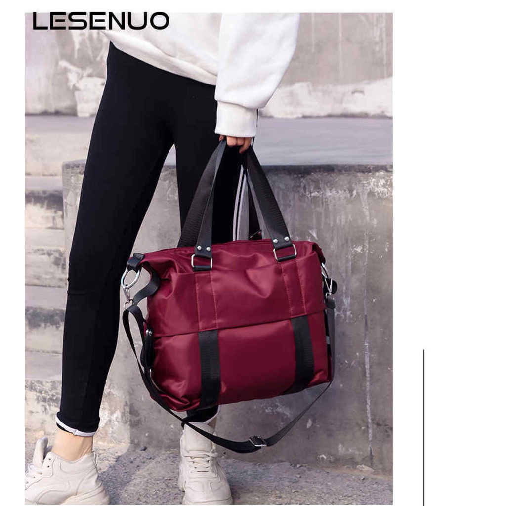 ZIE.STORE11/ Tas selempang nilon waterproof/ tas bahu anti air