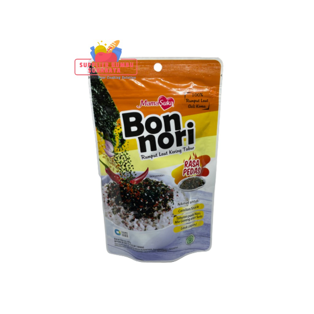 Mamasuka - Bon Nori Gim Bori Rumput Laut Kering Tabur 60g